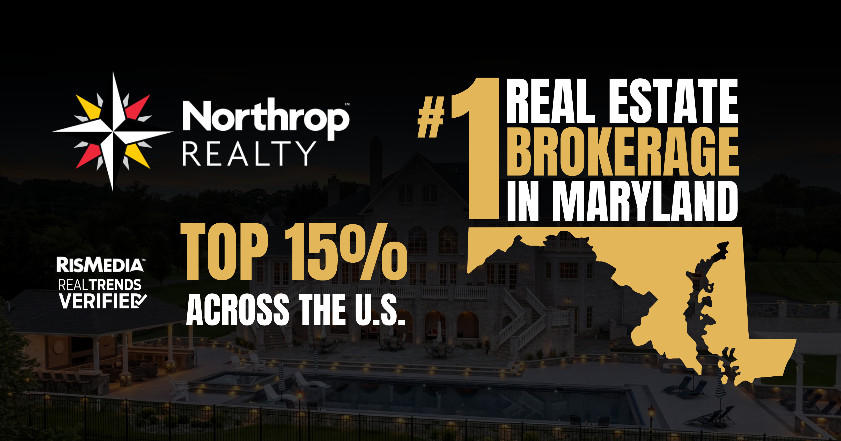 Northrop Realty Named #1 Brokerage in Maryland in 2026 RISMedia and RealTrends Rankings